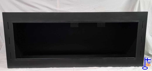 TsR Cages - Musta Pvc-terraario 120 x 45 x 40 cm